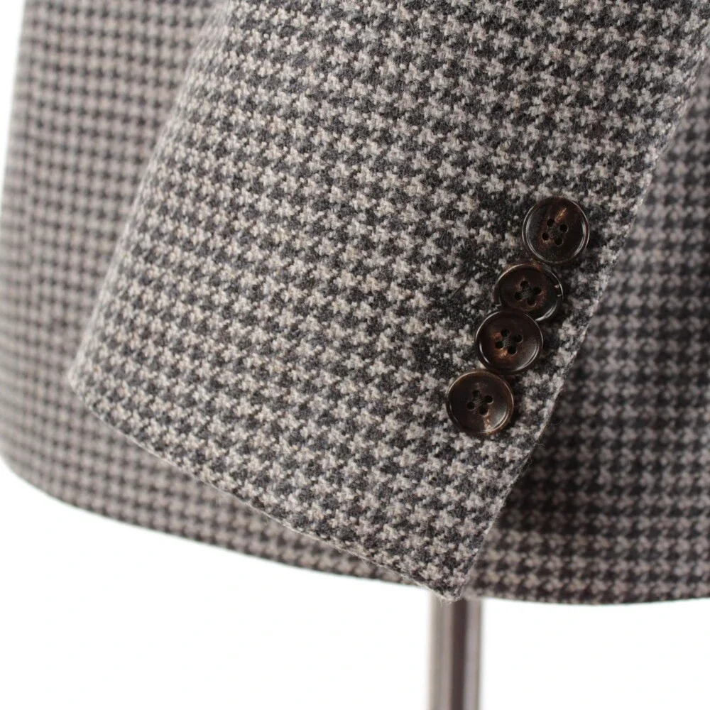 Luigi Bianchi Sartoria NWT Wool Sport Coat / Jacket Size 50R (40R US) In Beige